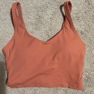 Pretty orange workout tank